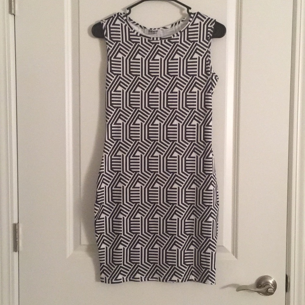 NWT Black and White Dress